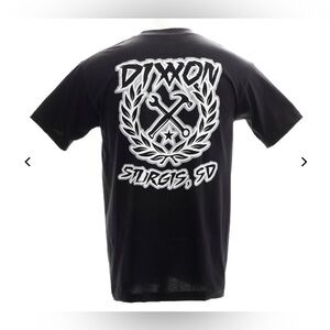 DIXXON FLANNEL STURGIS GREY SKETCHY CREST TEE